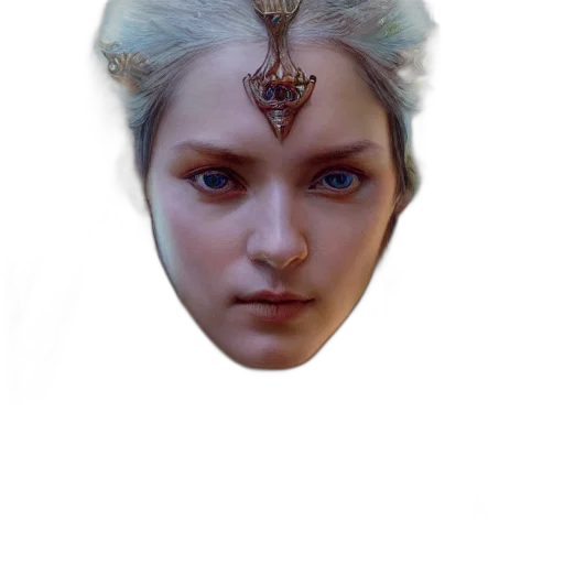 face, crown, dragon, mask transparent PNG cut-out