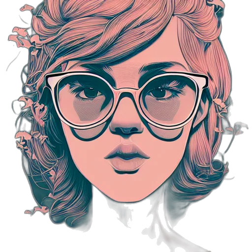 face, mask, hair, crown transparent PNG cut-out
