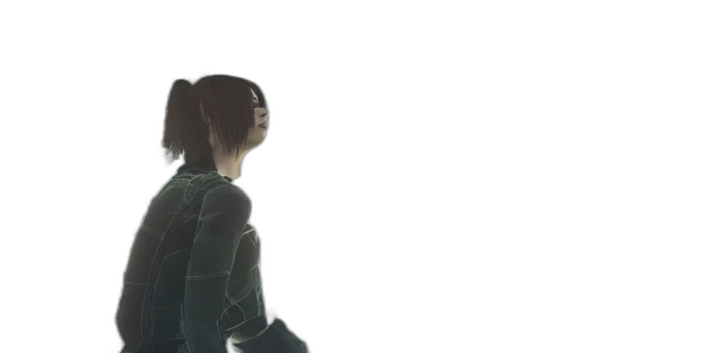 robot, jacket, dress, face transparent PNG cut-out