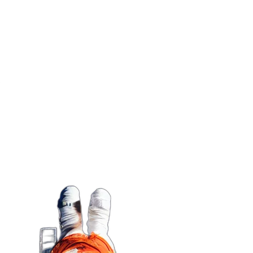 shoes, robot, staff, weapon transparent PNG cut-out