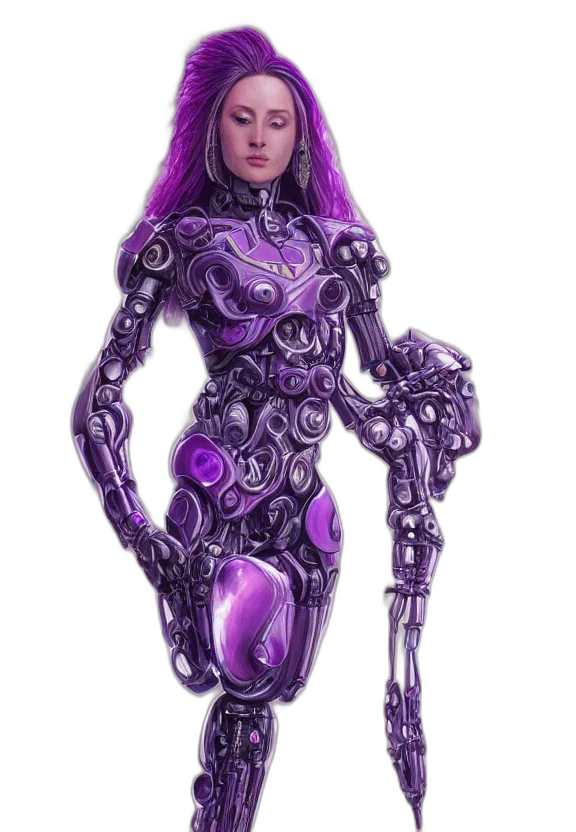robot, jewelry, dress, concept art transparent PNG cut-out