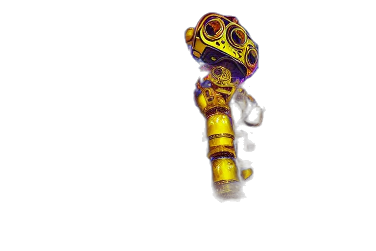 weapon, staff, robot, jewelry transparent PNG cut-out
