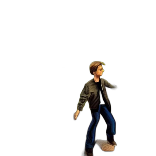 jacket, robot, 3d render, concept art transparent PNG cut-out