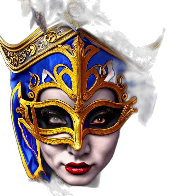 mask, crown, face, jewelry transparent PNG cut-out