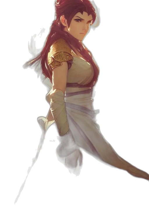 sword, staff, dress, dragon transparent PNG cut-out