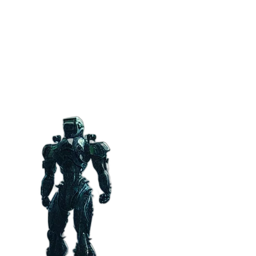 robot, creature, weapon, mask transparent PNG cut-out
