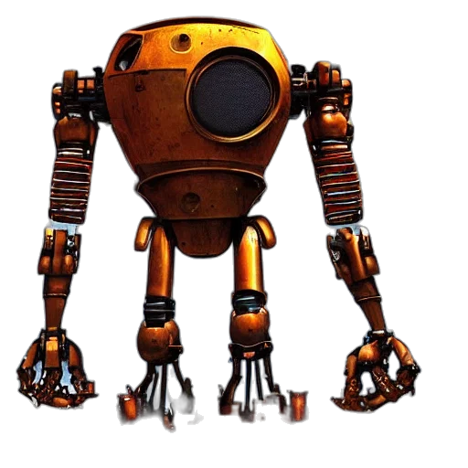 robot, staff, weapon, animal transparent PNG cut-out