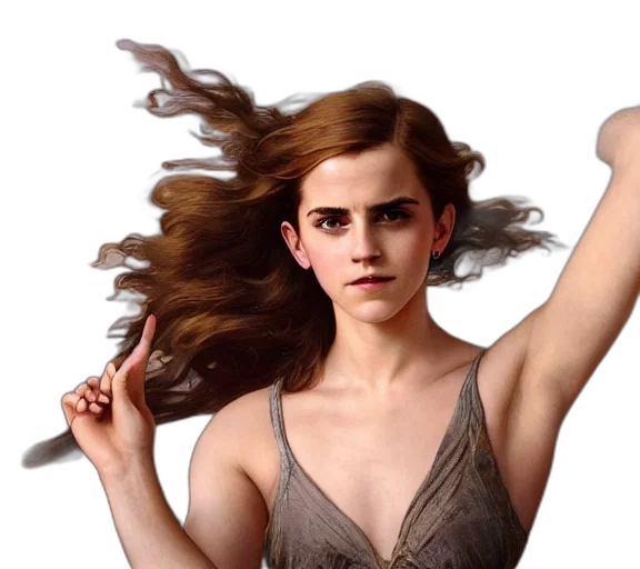 hair, dress, photorealistic, concept art transparent PNG cut-out