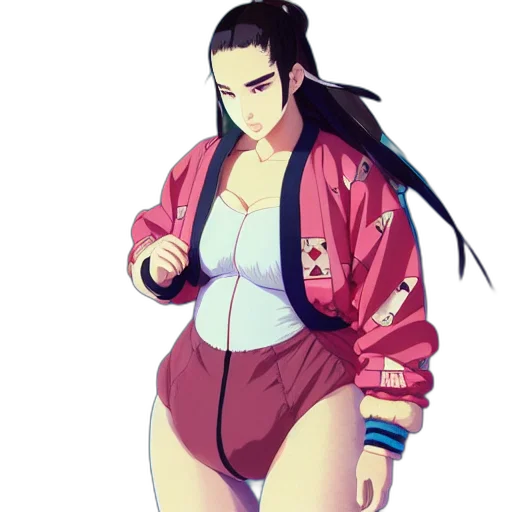 jacket, dress, staff, weapon transparent PNG cut-out