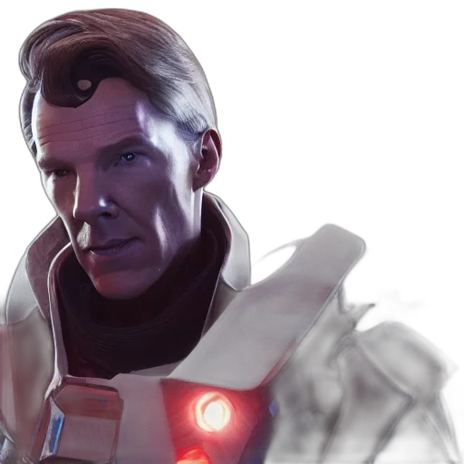 robot, face, concept art, comic book art transparent PNG cut-out