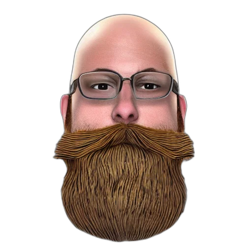 staff, face, hair, hat transparent PNG cut-out