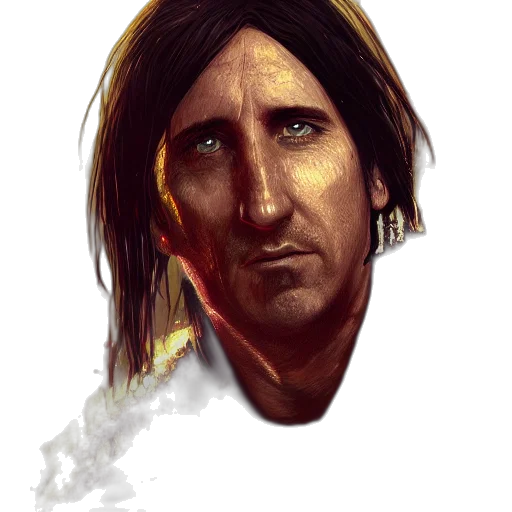 face, hair, mask, staff transparent PNG cut-out