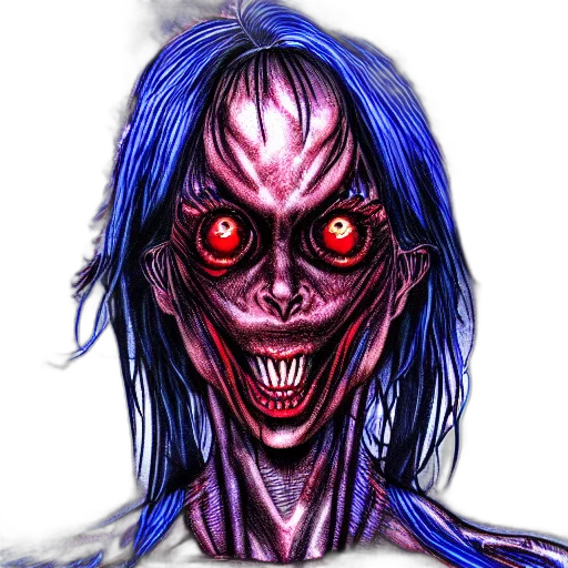 face, creature, mask, concept art transparent PNG cut-out