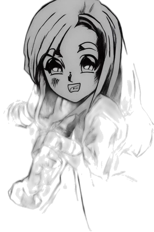 face, dress, cartoon, pencil sketch transparent PNG cut-out