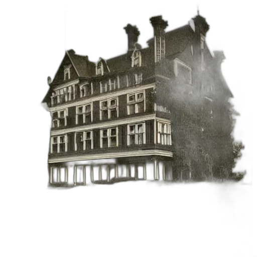 building, concept art, photorealistic, watercolor transparent PNG cut-out