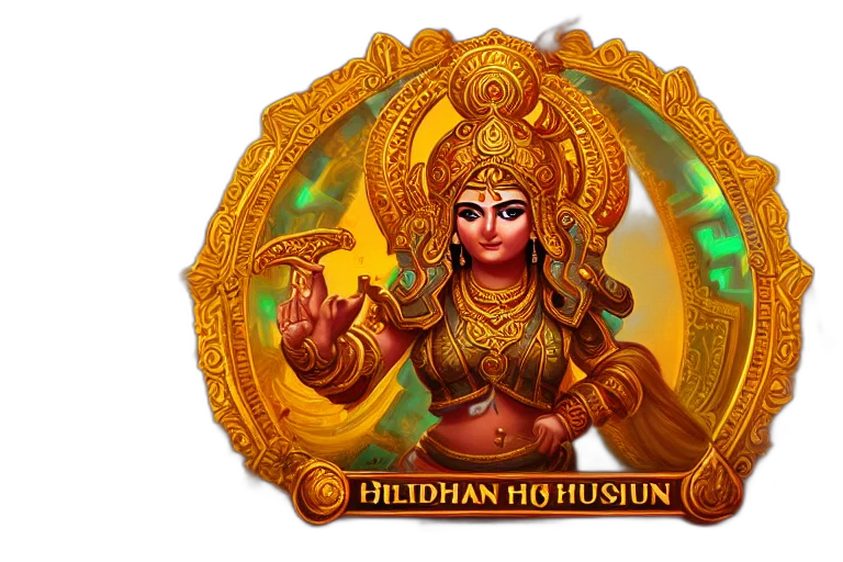 fantasy art, golden, hindu, ornament transparent PNG cut-out