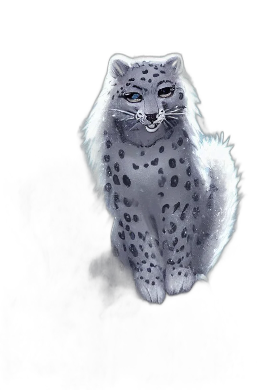 animal, creature, staff, fantasy art transparent PNG cut-out