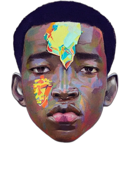 face, mask, crown, dragon transparent PNG cut-out