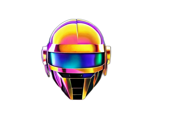 robot, mask, vaporwave, cyberpunk transparent PNG cut-out