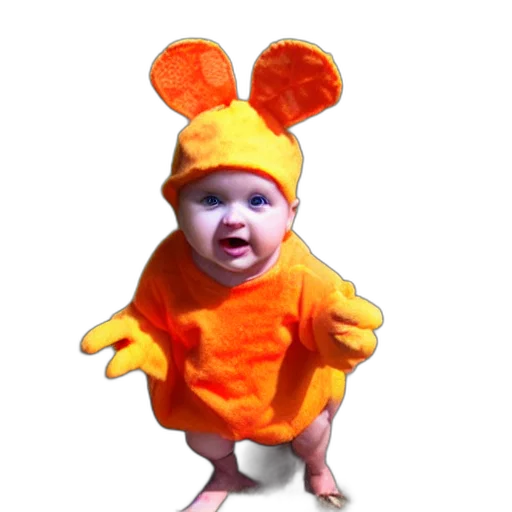 creature, animal, hat, jacket transparent PNG cut-out