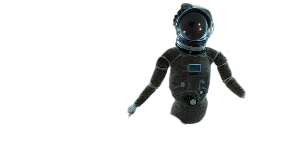 robot, staff, mask, creature transparent PNG cut-out