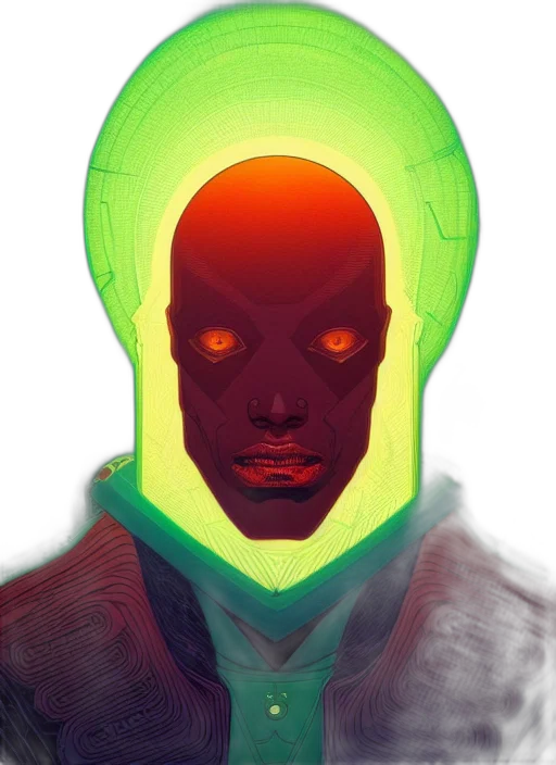 face, mask, robot, creature transparent PNG cut-out