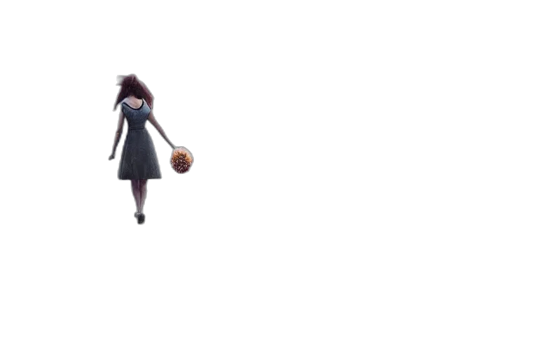 dress, hair, robot, shoes transparent PNG cut-out