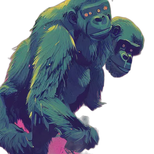 animal, creature, concept art, pixel art transparent PNG cut-out