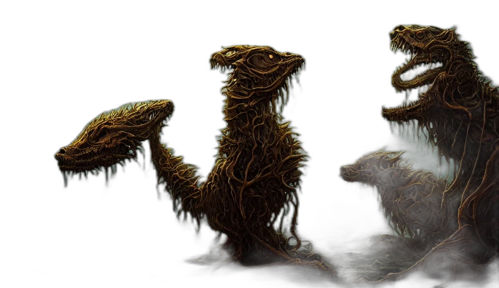 creature, dragon, animal, concept art transparent PNG cut-out