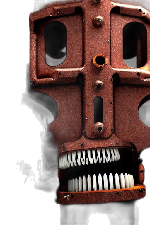 mask, robot, face, weapon transparent PNG cut-out