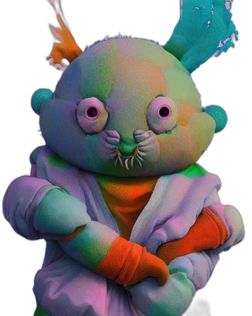 staff, creature, mask, dragon transparent PNG cut-out