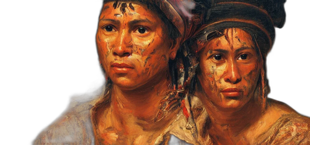 face, oil painting, photorealistic, concept art transparent PNG cut-out