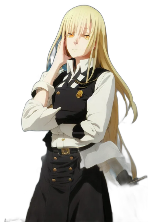 staff, jacket, dress, face transparent PNG cut-out