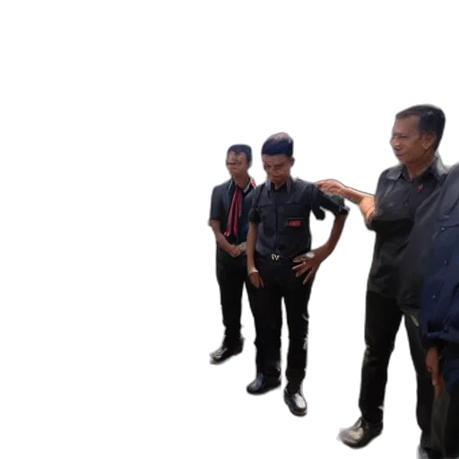 staff, jacket, 3d render, underwater transparent PNG cut-out