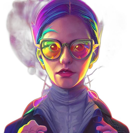 face, mask, jacket, staff transparent PNG cut-out