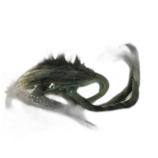 dragon, creature, animal, hair transparent PNG cut-out