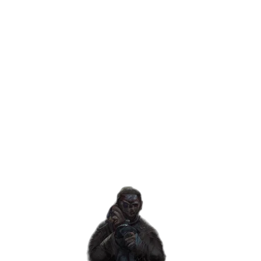 animal, creature, jacket, staff transparent PNG cut-out