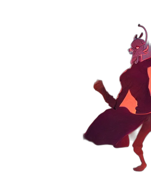 mask, dragon, creature, sword transparent PNG cut-out