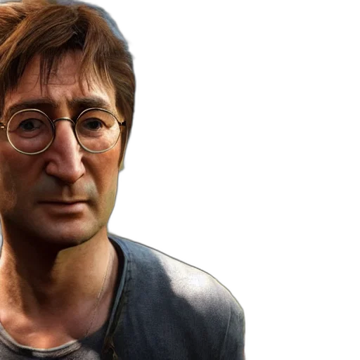 face, concept art, photorealistic, 3d render transparent PNG cut-out