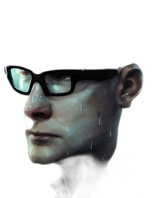 face, mask, robot, staff transparent PNG cut-out