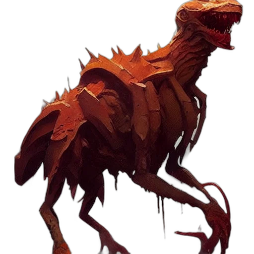 dragon, creature, animal, concept art transparent PNG cut-out