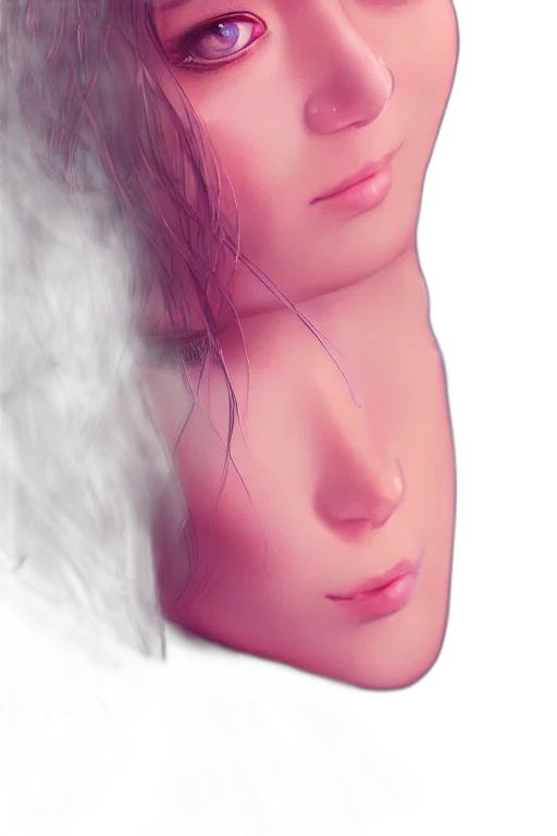 face, mask, hair, crown transparent PNG cut-out