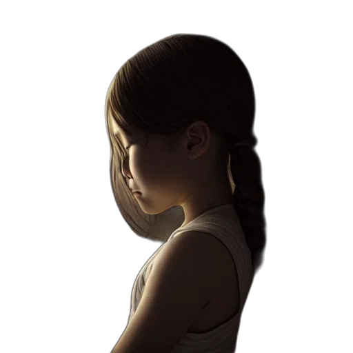 face, mask, dress, hair transparent PNG cut-out