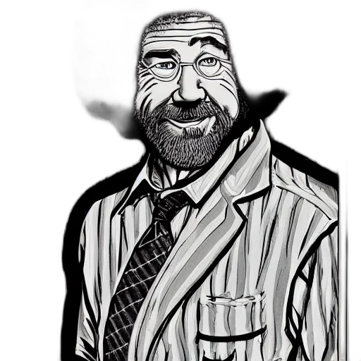 staff, jacket, face, hat transparent PNG cut-out