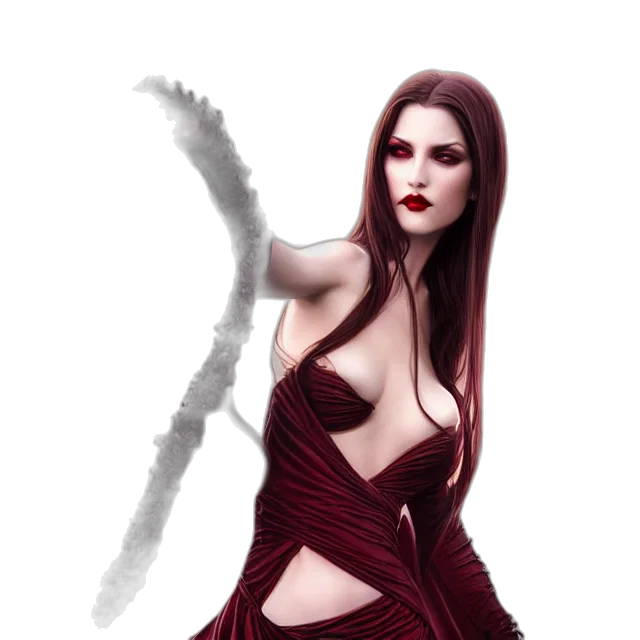 dress, fantasy art, concept art, photorealistic transparent PNG cut-out