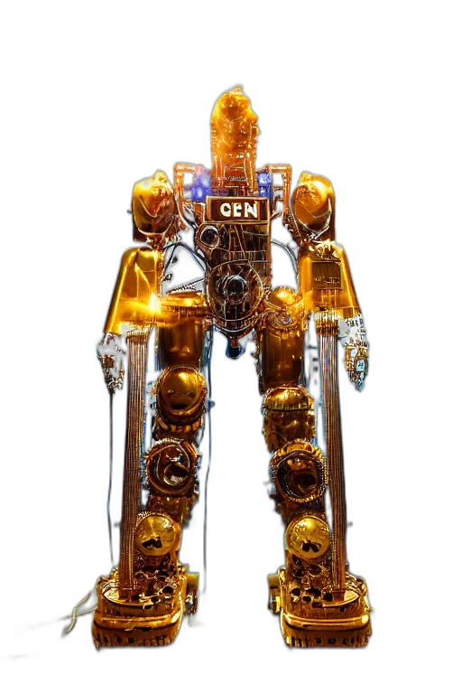 robot, weapon, staff, concept art transparent PNG cut-out
