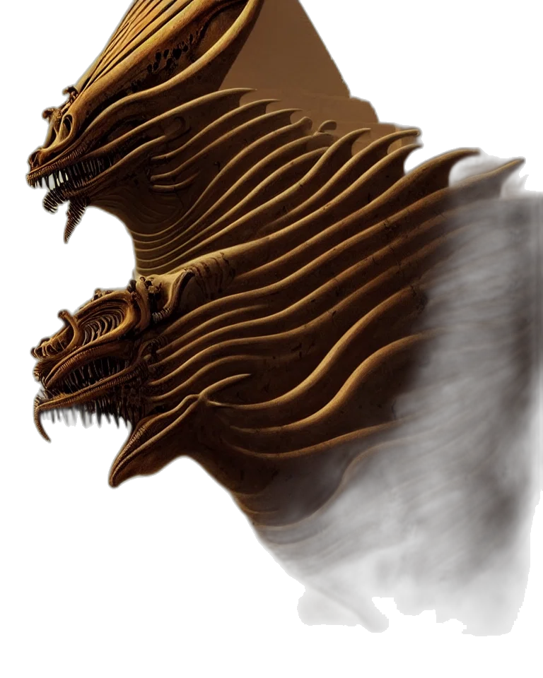 dragon, mask, creature, face transparent PNG cut-out