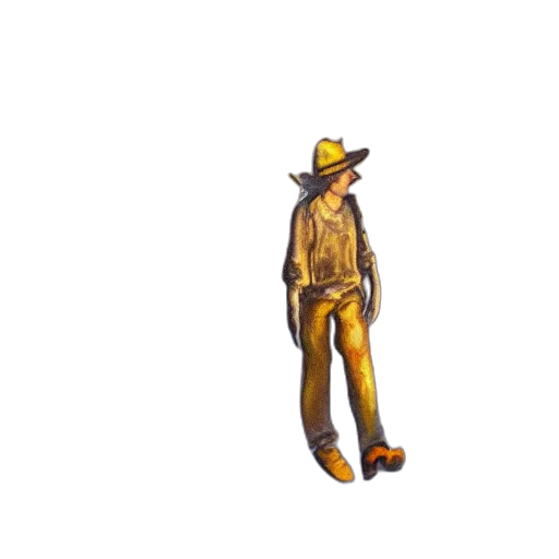 staff, hat, jacket, animal transparent PNG cut-out