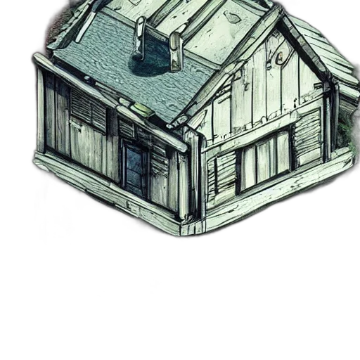 building, furniture, concept art, 3d render transparent PNG cut-out