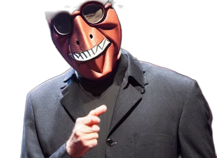 mask, jacket, face, robot transparent PNG cut-out
